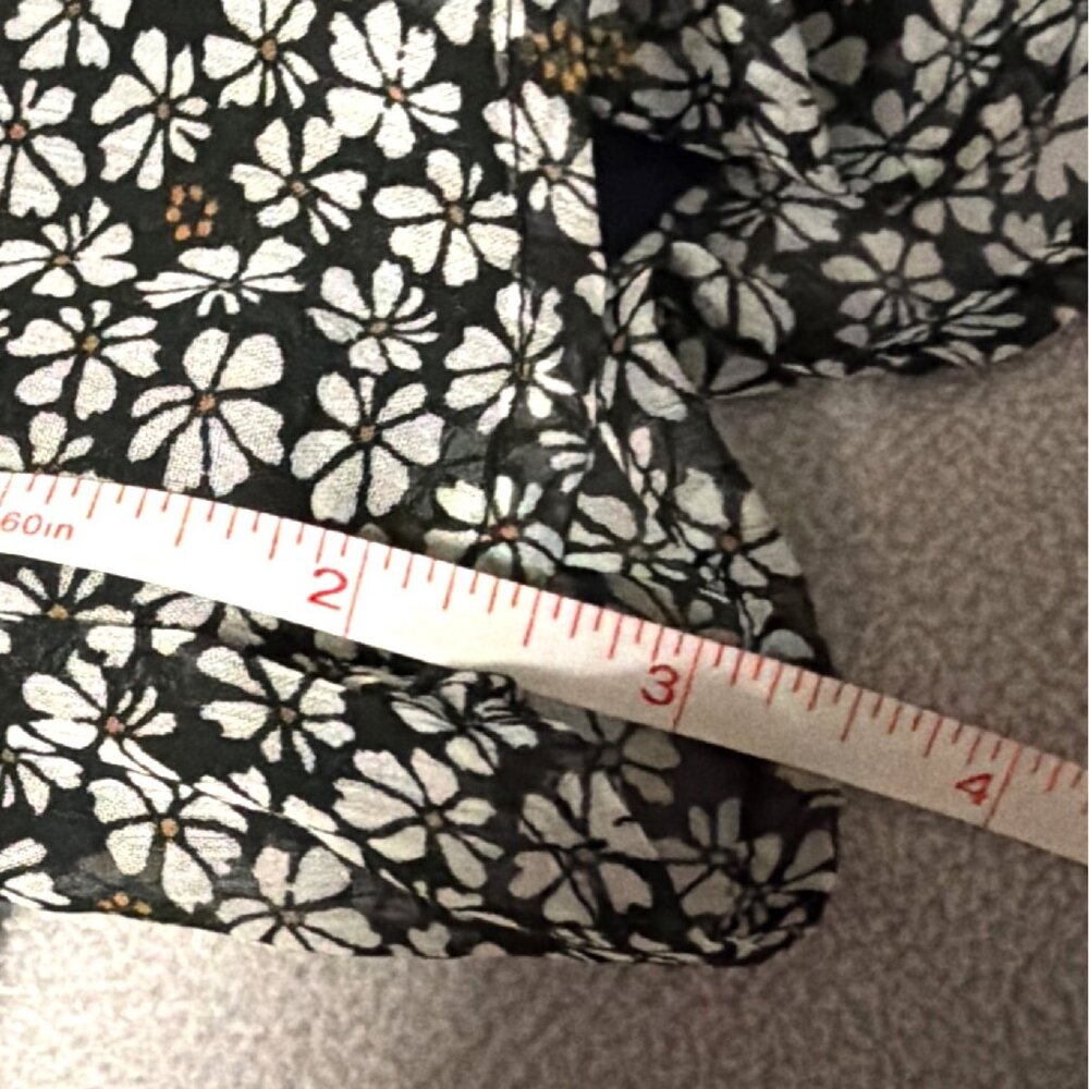 Abercrombie & Fitch Black Floral Halter Romper XS - Picture 7 of 8